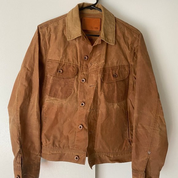 Taylor Stitch Other - Taylor Stitch Long Haul Jacket in Field Tan Waxed Canvas Size 38